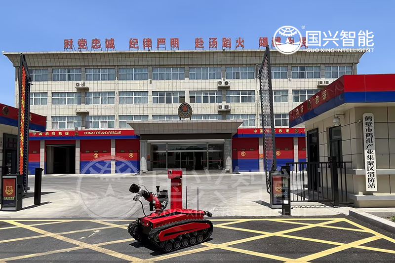 鶴壁市某消防站大金剛驗收培訓(xùn)完成