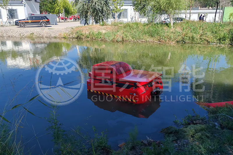 新疆某消防救援隊排水機器人交付