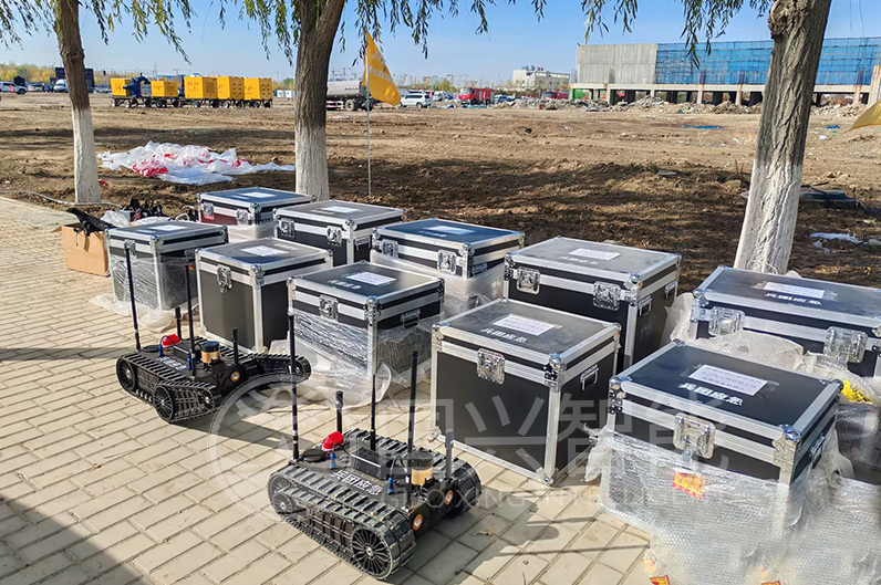 新疆某兵團地震搜索機器人批量驗收通過